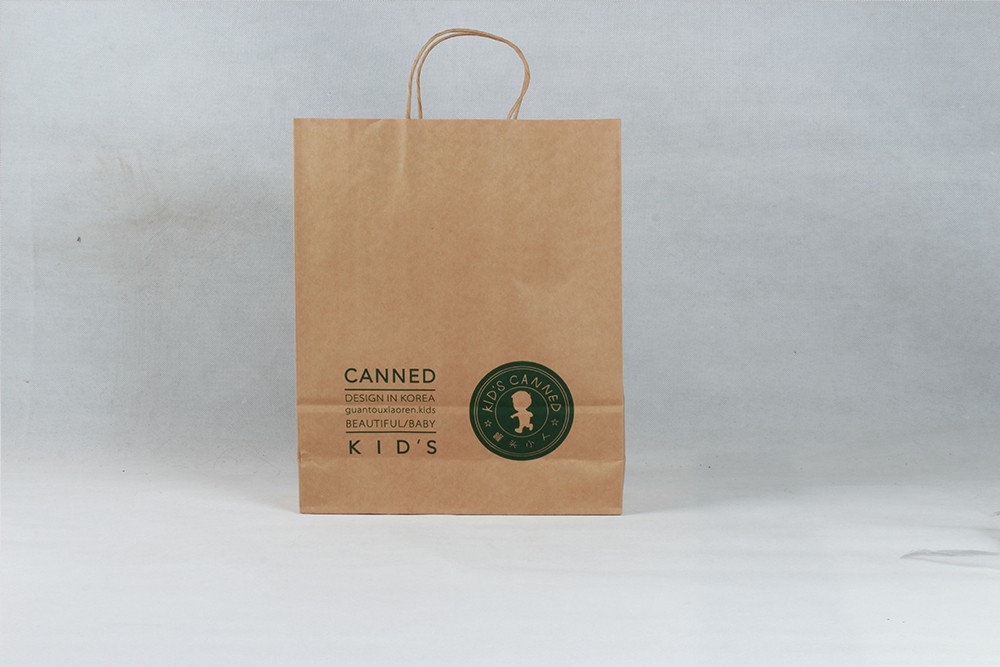 CANNED簡(jiǎn)約服裝牛皮紙袋定制