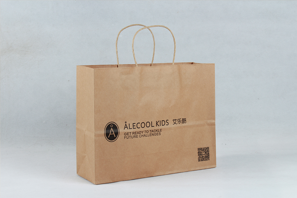 艾樂(lè)酷時(shí)尚大橫牛皮紙袋