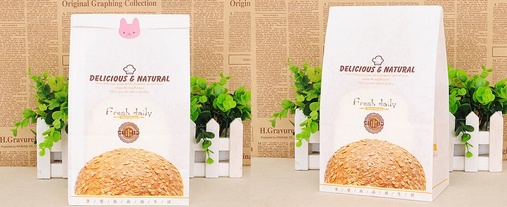 fresh簡(jiǎn)約牛皮食品袋定制