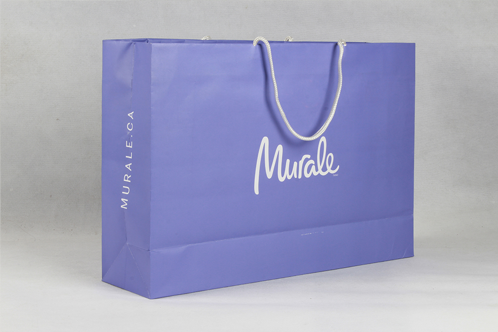 時尚簡約型禮品白卡紙袋 Murale 時尚簡約型禮品白卡紙袋 Murale