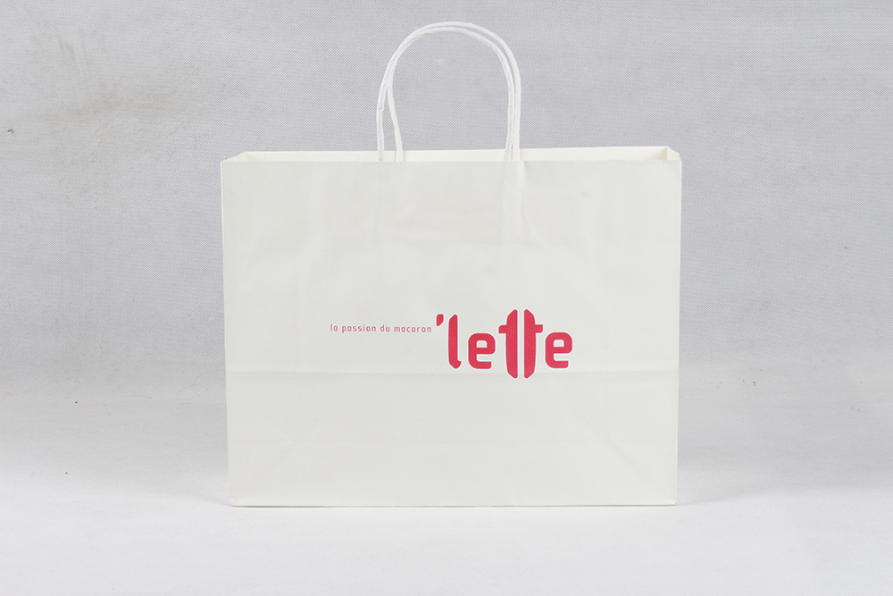 時(shí)尚簡(jiǎn)約型牛皮紙袋 La Maison du Macaron